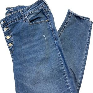 Old navy Rock star Super Skinny high rise distressed
